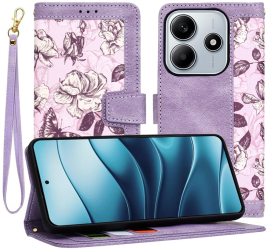 Husa pentru Xiaomi Redmi Note 14 5G - Techsuit FlipCraft - Mysterious Purple 