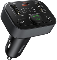Incarcator Auto cu Modulator FM USB Type-C 18W - Baseus S-09 Lite C10762300113-00 - Cluster Black 