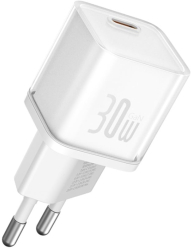 Incarcator GaN5S Type-C Fast Charge 30W - Baseus Gallium Nitride P10162504213-00 - White 