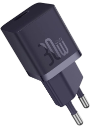Incarcator retea Baseus GaN5 Fast Charge mini 1C 30W Mov 