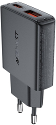 Incarcator Type-C USB pentru Priza PD30W GaN - Acefast A69 - Black 