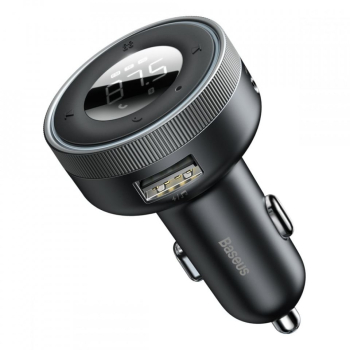 Modulator FM player audio charger auto Baseus Enjoy negru 