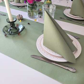 Servetele de masa festive Linclass - Olive Masliniu / 40 x 40 cm / 50 buc 