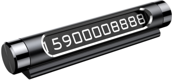 Suport auto Baseus numar telefon bord negru 
