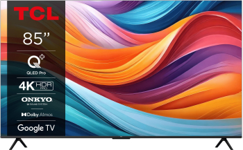 Televizor TCL QLED 85T7B 214 cm Smart Google TV 4K Ultra HD Clasa F 