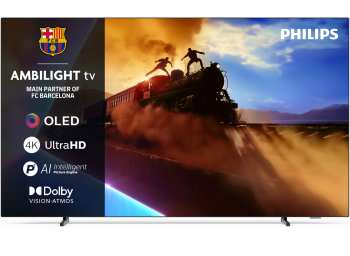 Smart 139 cm 55" 4K OLED Philips AMBILIGHT 55OLED770 UltraHD 100 Hz Clasa F Model 2025