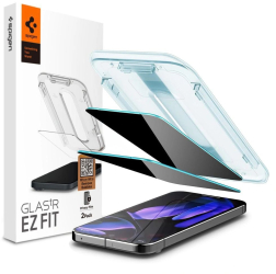 Folie pentru Google Pixel 9 Pro XL set 2 - Spigen Glas.tR EZ FIT - Privacy 