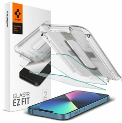 Folie pentru iPhone 13 / iPhone 13 Pro / iPhone 14 set 2 - Spigen Glas.tR EZ FIT - Clear 