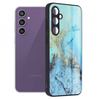 Husa pentru Samsung Galaxy S23 FE - Techsuit Glaze Series - Blue Ocean 