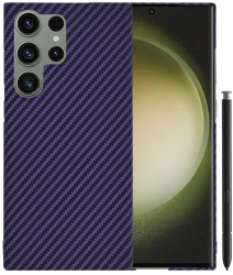 Husa pentru Samsung Galaxy S23 Ultra - Techsuit Carbonite FiberShell - Purple 
