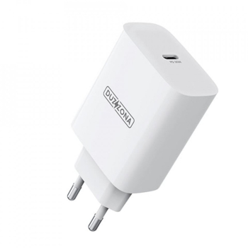Incarcator Priza Type-C Fast Charging 20W - Duzzona T3 - White 