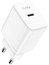 Incarcator retea Cudy CH25 EU V1.0 1x USB-C PD 25W GaN alb 