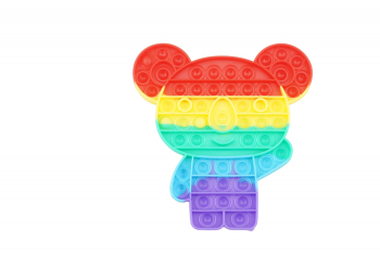 Jucarie antistres din silicon Flippy Pop It Now and Flip It Ursulet Koala Multicolor 