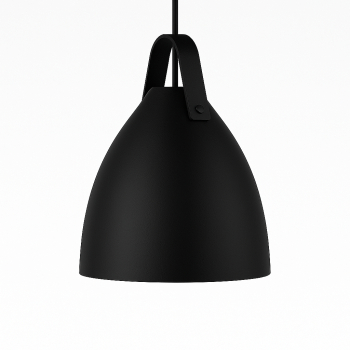 Lampa suspendata Sani OSLO E27 material ecologic PLA 236x210 mm negru 