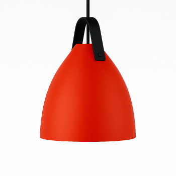 Lampa suspendata Sani OSLO E27 material ecologic PLA 236x210 mm rosu 