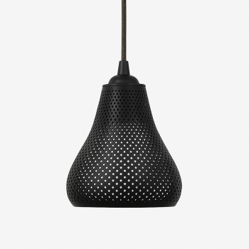 Lampa suspendata Sani Rome E27 material ecologic PLA 145 x 145 x H 145 mm negru 