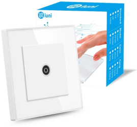 Priza TV cu Rama din sticla securizata iUni TS Conector Mama 9.5mm 