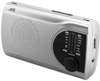 Radio JVC RA-E321S tuner analogic FM/AM mufa jack pentru casti argintiu 