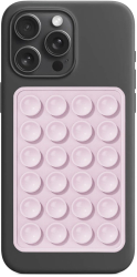 Suport cu Ventuze pentru Telefon Dreptunghiular - Techsuit SL-PAD - Light Pink 