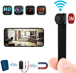 Camera tip Nasture WIFI Full HD cu Senzor Miscare si Notificari in Aplicatie 
