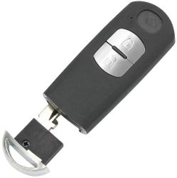 Carcasa cheie auto compatibila cu Mazda 2 3 5 6 CX-3 CX-5 CX-7 CX-9 RX-8 MX-5 2 butoane model 2012-2018 Lamela canelura mijloc 