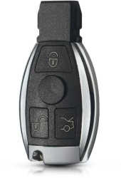 Carcasa cheie auto tip briceag Techstar pentru Mercedes-Benz cu 3 butoane compatibila cu modele A B C E S ML GLK Vito Sprinter
