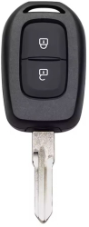 Carcasa cheie Techstar pentru Dacia Logan Duster Sandero Dokker si modele Renault 2013-2023 2 butoane lama metalica inlocuire carcasa 