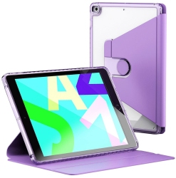 Husa pentru iPad 10.2 2019/2020/2021 - Techsuit Crystal Vision - Purple 