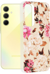 Husa pentru Samsung Galaxy A35 5G - Techsuit Marble Series - Mary Berry Nude 