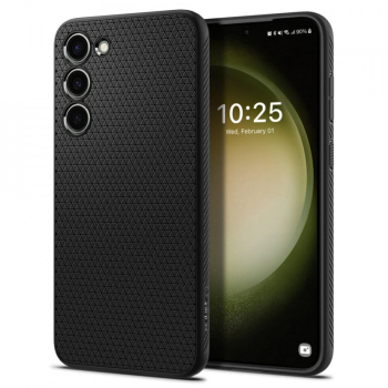 Husa pentru Samsung Galaxy S23 - Spigen Liquid Air - Matte Black 