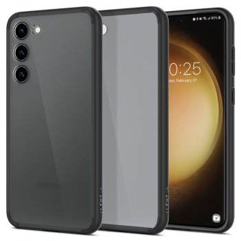 Husa pentru Samsung Galaxy S23 - Spigen Ultra Hybrid - Frost Black 