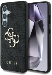 Husa pentru Samsung Galaxy S25 - Guess Hardcase 4G Big Metal Logo GUHCS25S4GMGGR - Black 