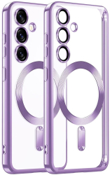 Husa pentru Samsung Galaxy S25 Plus - Techsuit Luxury Crystal MagSafe - Light Purple 