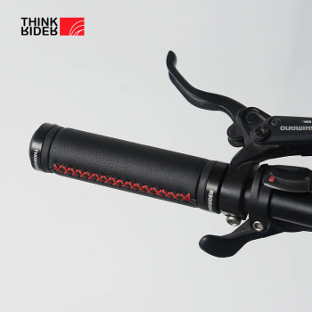 Mansoane ghidon ThinkRider THK01 piele sintentica pentru bicicleta mountain bike e-bike diametru 22.2 mm 