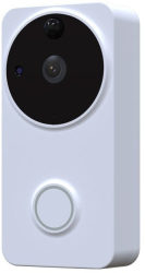 Sonerie Smart WiFi Techstar® DB02 ALB Smart Life Videointerfon Senzor Miscare Alerte Smartphone 1080P MicroSD