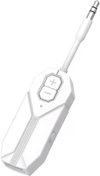 Transmitator si Receptor Audio Techstar M126 cu Bluetooth 5.4 Wireless Portabil Compatibil TV PC Boxe Casti Aux 3.5mm Baterie Reinca