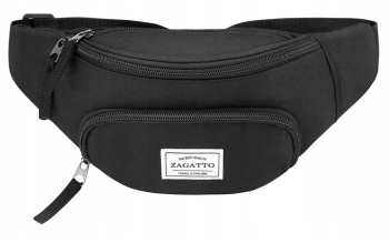 Borseta barbati cu 2 buzunare Negru 33x13x7.5 cm Zagatto ZG62