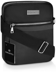 Borseta barbati curea Negru 25x22x5.5 cm Zagatto ZG71