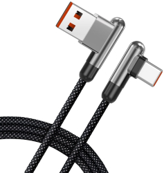 Cablu de Date cu Mufe USB Type-C 60W 1m - Lito LD13 - Black 