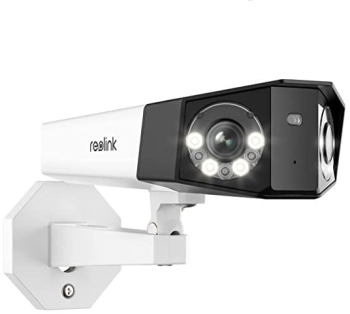 Camera de supraveghere PoE Reolink DUO 2 lentile duble rezolutie 8MP detectare Persoana/Vehicul vedere nocturna color unghi vizualizare 180 
