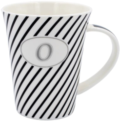 Cana din portelan personalizata cu litera & O& 