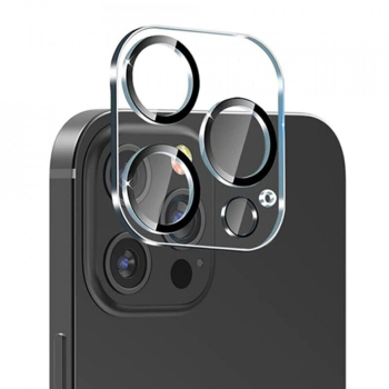 Folie pentru iPhone 13 Pro / iPhone 13 Pro Max - Lito S+ Camera Glass Protector - Black/Transparent 