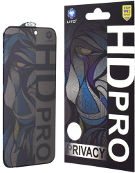 Folie pentru iPhone XR / iPhone 11 - Lito HD Pro Privacy - Black 