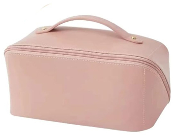 Geanta de Calatorie Flippy Pentru Cosmetice Portabila Impermeabila din Piele Ecologica Compartimente Multiple cu Fermoar 23 x 11.5 x 10.5 