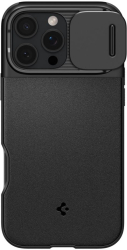 Husa iPhone 16 Pro Max - Spigen Optik Armor MagSafe - Black 