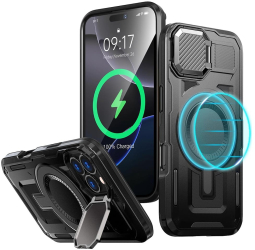Husa pentru iPhone 16 Pro - Techsuit CamVault MagSafe - Black 
