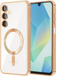 Husa pentru Samsung Galaxy A16 4G / A16 5G - Techsuit Luxury Crystal MagSafe - Gold 