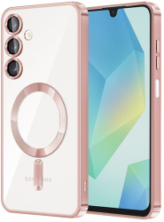 Husa pentru Samsung Galaxy A16 4G / A16 5G - Techsuit Luxury Crystal MagSafe - Pink 