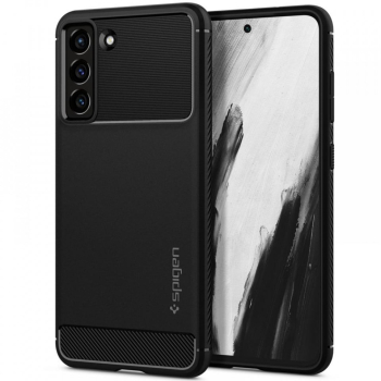 Husa pentru Samsung Galaxy S21 FE 5G - Spigen Rugged Armor - Black 