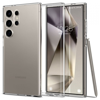 Husa pentru Samsung Galaxy S24 Ultra - Spigen Liquid Crystal - Clear 